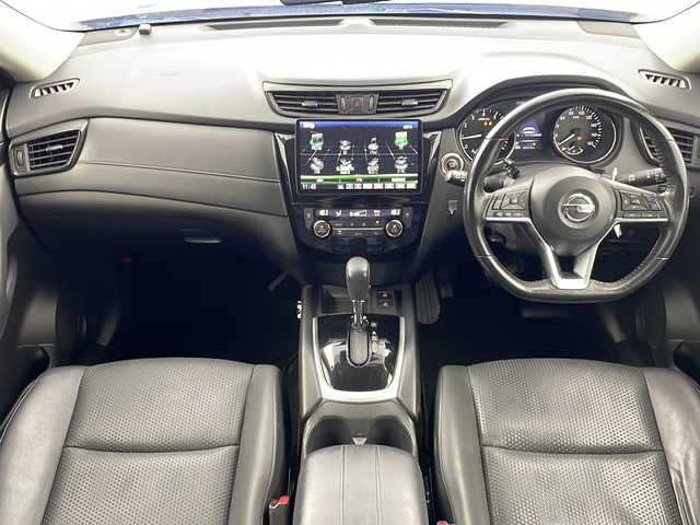 日産 エクストレイル 20Xi エクストリーマーX 岐阜県 2018(平30)年 6.9万km ダイヤモンドブラック 社外9インチナビ（CN-F1X10D）/CD/DVD/ipod/フルセグTV/Bluetooth接続/プロパイロット/先行車追従機能/レーンキープアシスト/後側方車両検知警報/ハンドル支援/ペダル踏み間違い急発進抑制装置/横滑り防止装置/衝突軽減ブレーキ/ヒルディセントコントロール/ステアリングリモコン/レーダークルーズコントロール（追従つき）/オートライト/アイドリングストップ/電動リヤゲート/純正ドアバイザー/デジタルインナーミラー/純正アルミホイール/ＬＥＤヘッドライト/フォグランプ/ＥＴＣ