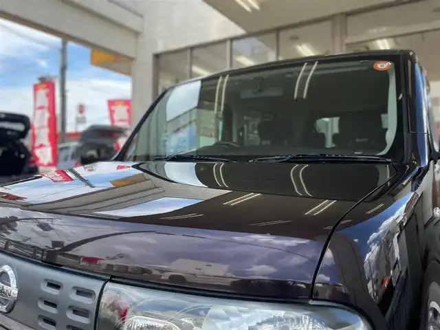 日産 キューブ 15X Vセレクション 愛知県 2010(平22)年 8.6万km ビターショコラ /当店買取/禁煙/1オーナー//純正ナビ//Bluetooth/地デジ/CD/DVD//スマートキー//革巻きステアリング//ベンチシート//純正フロアマット/ドアバイザー//電動格納ミラー//保証書
