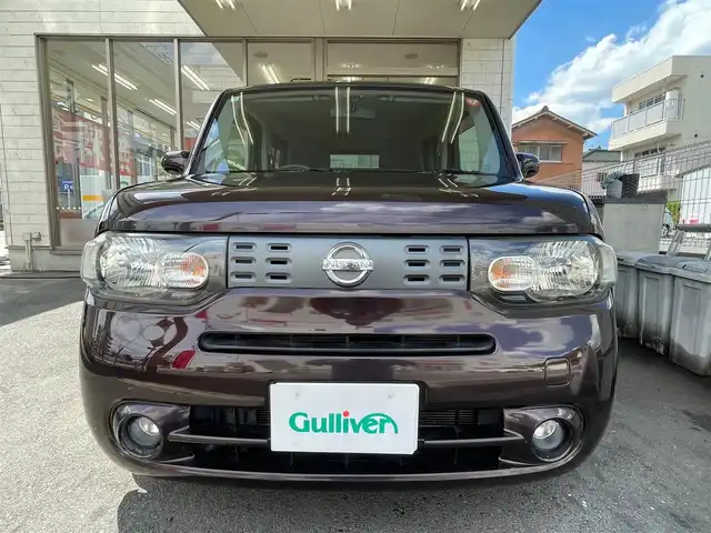 日産 キューブ 15X Vセレクション 愛知県 2010(平22)年 8.6万km ビターショコラ /当店買取/禁煙/1オーナー//純正ナビ//Bluetooth/地デジ/CD/DVD//スマートキー//革巻きステアリング//ベンチシート//純正フロアマット/ドアバイザー//電動格納ミラー//保証書