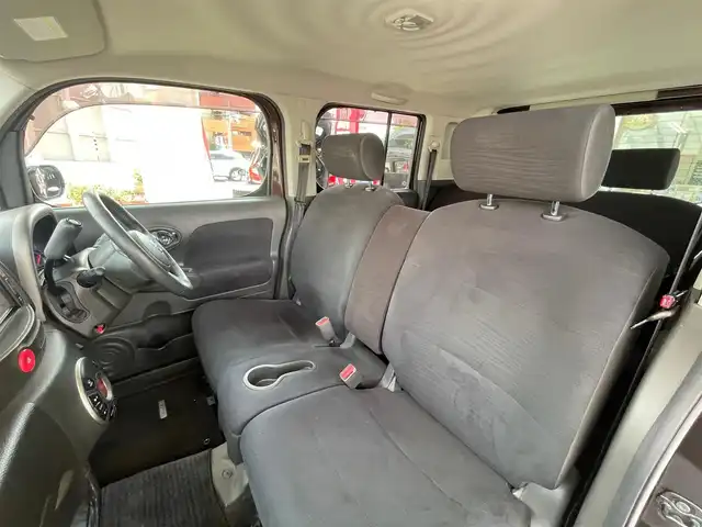 日産 キューブ 15X Vセレクション 愛知県 2010(平22)年 8.6万km ビターショコラ /当店買取/禁煙/1オーナー//純正ナビ//Bluetooth/地デジ/CD/DVD//スマートキー//革巻きステアリング//ベンチシート//純正フロアマット/ドアバイザー//電動格納ミラー//保証書