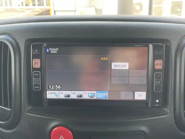 日産 キューブ 15X Vセレクション 愛知県 2010(平22)年 8.6万km ビターショコラ /当店買取/禁煙/1オーナー//純正ナビ//Bluetooth/地デジ/CD/DVD//スマートキー//革巻きステアリング//ベンチシート//純正フロアマット/ドアバイザー//電動格納ミラー//保証書