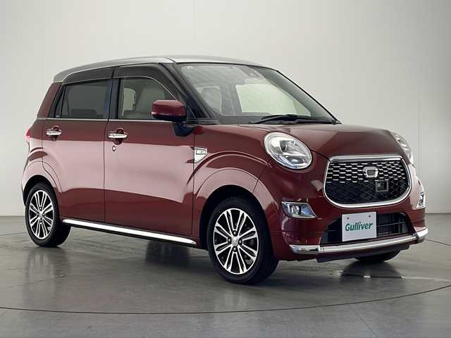 ダイハツ キャスト スタイル GプライムコレSAⅡ 宮崎県 2016(平28)年 6.1万km ファイアークォーツレッドM 禁煙車/衝突被害軽減ブレーキ/純正ナビTV/（NSZN-W66D/CD/DVD/Bluetooth/フルセグTV)/純正バックカメラ/純正ドライブレコーダー（DRN-H66N）/純正ETC/純正LEDオートライト/純正LEDフォグ/純正15インチアルミ/純正セキュリティアラーム/純正フロアマット/クリアランスソナー/オートエアコン/前席シートヒーター/レザー調シート/本革巻ハンドル/オート電動格納ミラー/スマートキー/プッシュエンジンスタート/新車時保証書/取扱い説明書
