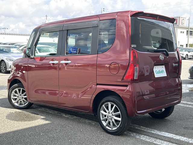 ダイハツ タント L 秋田県 2020(令2)年 5.6万km ファイアークォーツレッドM 純正メモリナビ/純正BT、CD、DVD、フルセグTV/社外14インチAW/前後コーナーセンサー/ETC/スペアキー/４WD