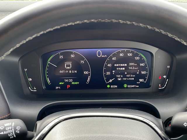 ホンダ ＺＲ－Ｖ ハイブリッド e:HEV Z 新潟県 2023(令5)年 2.3万km クリスタルブラックパール 4WD/純正メモリナビ/BT/USB/フルセグテレビ/全方位カメラ/ETC2.0/ドライブレコーダー/衝突被害軽減ブレーキ/レーンキープアシスト/レーダークルーズコントロール/革シート/パワーシート/シートヒーター /ステアリングヒーター/ステアリングスイッチ/パドルシフト/パワーバックドア/コーナーセンサー/スマートキー/プッシュスタート/LEDヘッドライト/オートライト/オートハイビーム/フォグランプ/純正18インチアルミホイール