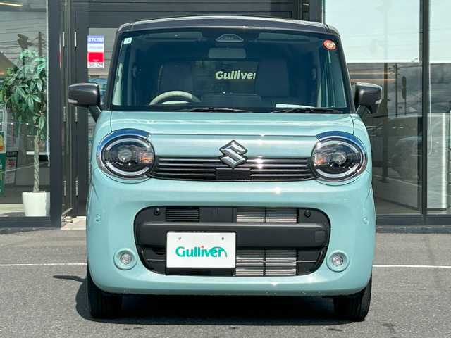 スズキ ワゴンＲ スマイル HYBRID X 茨城県 2025(令7)年 0.1千km オフブルーメタリック/ガンメタリック2トーンルーフ 社外ナビSDナビ/バックカメラ/HDMI/両側パワースライドドア/前席シートヒーター/デュアルセンサーブレーキサポート/レーダークルーズ/コーナーセンサー/衝突軽減防止装置/スペアキー1本/純正LED/アイドリングストップ/ETC