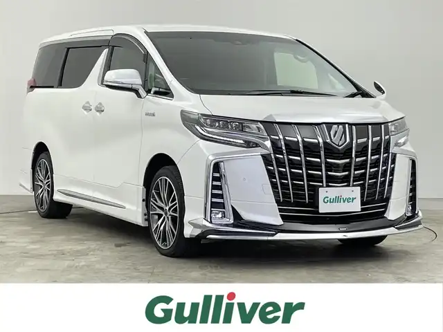 トヨタ アルファードハイブリット SR Cパッケージ 千葉県 2019(平31)年 4万km ホワイトパールクリスタルシャイン 4WD/禁煙車/プリクラッシュセーフティ/レーントレーシングアシスト/モデリスタエアロ/モデリスタアルミホイール/純正10インチナビ/・NSZN-Z68T/・CD/DVD/BT/フルセグ/デジタルインナールームミラー/レザーシート/１列目2列目シートヒーター/前席シートベンチレーション/ステアリングヒーター/AC100V1500W電源/電動リヤゲート/LEDヘッドライト/オートライト/オートハイビーム/スマートキー