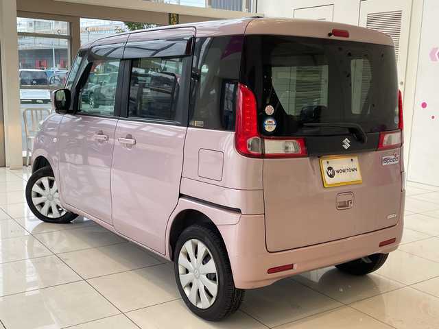 スズキ スペーシア X 埼玉県 2014(平26)年 3.1万km イノセントピンクパールメタリック 純正スマートフォン連携ナビ/　AM/FM/AUX/BT/HDMI/パワースライドドア/バックカメラ/スマートキー/AAC/アイドリングストップ/電動格納ミラー/ドアバイザー/ISOFIX/スペアキー/取扱説明書/保証書