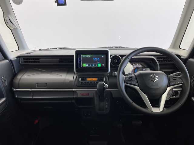 スズキ スペーシア ギア HYBRID XZターボ 茨城県 2022(令4)年 3.9万km オフブルーメタリック/ガンメタリック2トーンルーフ 純正ディスプレイオーディオ　バックモニター　衝突軽減ブレーキ　両側電動スライドドア　追従クルコン　シートヒーター　スマートキー　ドライブレコーダー　横滑り防止装置　ヘッドアップディスプレイ　禁煙車