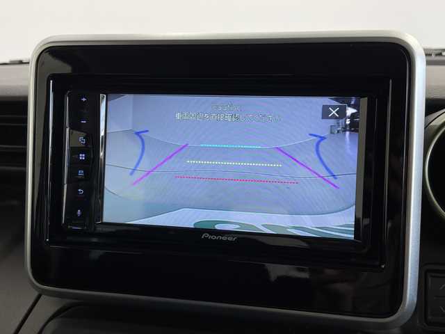 スズキ スペーシア ギア HYBRID XZターボ 茨城県 2022(令4)年 3.9万km オフブルーメタリック/ガンメタリック2トーンルーフ 純正ディスプレイオーディオ　バックモニター　衝突軽減ブレーキ　両側電動スライドドア　追従クルコン　シートヒーター　スマートキー　ドライブレコーダー　横滑り防止装置　ヘッドアップディスプレイ　禁煙車