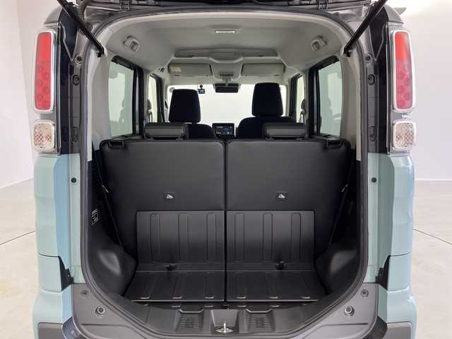 スズキ スペーシア ギア HYBRID XZターボ 茨城県 2022(令4)年 3.9万km オフブルーメタリック/ガンメタリック2トーンルーフ 純正ディスプレイオーディオ　バックモニター　衝突軽減ブレーキ　両側電動スライドドア　追従クルコン　シートヒーター　スマートキー　ドライブレコーダー　横滑り防止装置　ヘッドアップディスプレイ　禁煙車