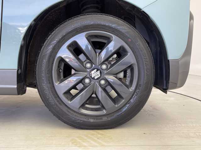 スズキ スペーシア ギア HYBRID XZターボ 茨城県 2022(令4)年 3.9万km オフブルーメタリック/ガンメタリック2トーンルーフ 純正ディスプレイオーディオ　バックモニター　衝突軽減ブレーキ　両側電動スライドドア　追従クルコン　シートヒーター　スマートキー　ドライブレコーダー　横滑り防止装置　ヘッドアップディスプレイ　禁煙車