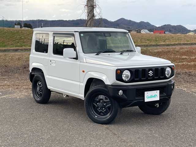 スズキ ジムニー XL 新潟県 2021(令3)年 2.7万km スペリアホワイト 4WD/社外SDナビ(MDV-D407BT)/CD/DVD/BT/ワンセグテレビ/ETC/ドライブレコーダー/衝突被害軽減ブレーキ/レーンキープアシスト/シートヒーター/スマートキー/プッシュスタート/オートライト/オートハイビーム/フォグランプ