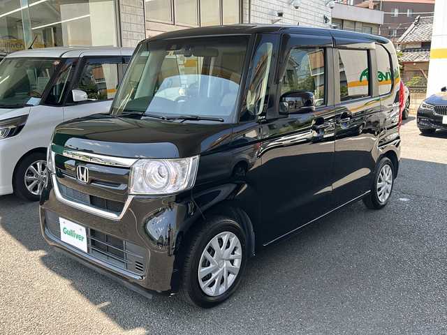 ホンダ Ｎ ＢＯＸ G L ホンダセンシング 東京都 2018(平30)年 6.8万km クリスタルブラックパール ワンオーナー/純正ナビ/フルセグ/CD/FM/AM/Bluetooth/バックカメラ/レーダークルーズコントロール/ビルドインETC/レーンキープアシスト/衝突防止装置/横滑り防止装置/衝突軽減システム/片側パワースライドドア/純正フロアマット/ドライブレコーダー/サンシェード/USB端子ｘ３/アイドリングストップ