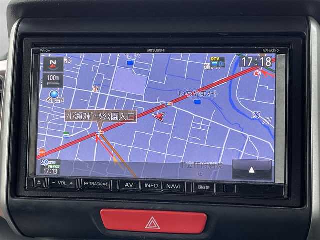 ホンダ Ｎ ＢＯＸ 2トーン G ターボ Lパッケージ 山梨県 2014(平26)年 9万km チェリーシェルピンクメタリック 社外メモリナビ(NR-MZ40)/CD/DVD/フルセグTV/ETC/両側電動スライドドア/クルーズコントロール/パドルシフト/サイドバイザー/スマートキー/スペアキー1本/保証書