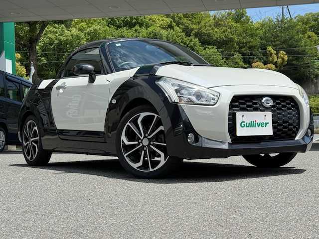 ダイハツ コペン エクスプレイ 大阪府 2015(平27)年 6万km パールホワイトⅢ /ワンオーナー//禁煙車//純正SDビ/NSZM-W65D//フルセグテレビ/SD/DVD/USB/AUX/BT/CD//純正16アルミホイール//純正フロアマット//スマートキー//プッシュスタート//社外ETC//全席シートヒーター//MTモード付きAT