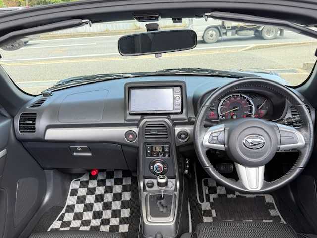ダイハツ コペン エクスプレイ 大阪府 2015(平27)年 6万km パールホワイトⅢ /ワンオーナー//禁煙車//純正SDビ/NSZM-W65D//フルセグテレビ/SD/DVD/USB/AUX/BT/CD//純正16アルミホイール//純正フロアマット//スマートキー//プッシュスタート//社外ETC//全席シートヒーター//MTモード付きAT