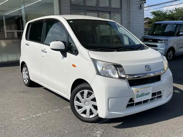 ダイハツ ムーヴ L SA 群馬県 2013(平25)年 6.3万km ホワイト 純正SDナビ（Bluetooth、CD、DVD、ワンセグTV）/ABS/横滑り防止装置/Wエアバッグ/衝突被害軽減システム/取扱説明書/社外アルミスタッドレスタイヤ積み込み/社外アルミサマータイヤ積み込み
