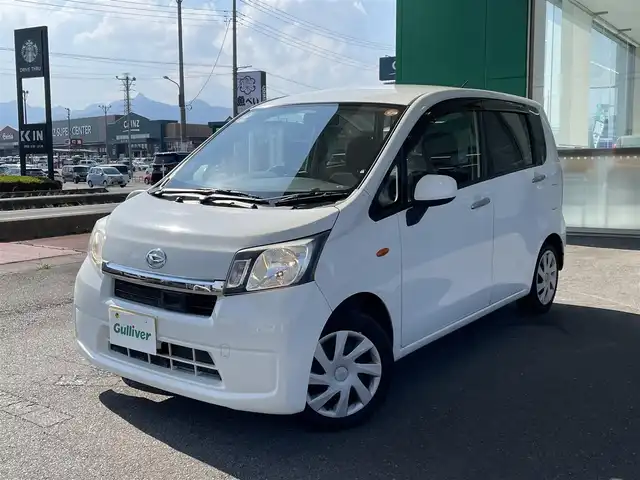 ダイハツ ムーヴ L SA 群馬県 2013(平25)年 6.3万km ホワイト 純正SDナビ（Bluetooth、CD、DVD、ワンセグTV）/ABS/横滑り防止装置/Wエアバッグ/衝突被害軽減システム/取扱説明書/社外アルミスタッドレスタイヤ積み込み/社外アルミサマータイヤ積み込み