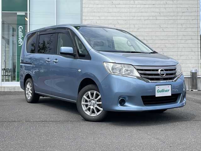 日産 セレナ 20X 岩手県 2013(平25)年 16.3万km スカッシュブルー バックカメラ/ETC/片側パワースライドドア/クルーズコントロール/衝突被害軽減ブレーキ/横滑り防止装置/オートライト/ヘッドライト/フォグランプ/スマートキー/プッシュスタート/電動格納ミラー/純正フロアマット/ドアバイザー/取扱説明書