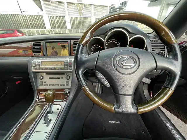 レクサス ＳＣ 430 愛知県 2009(平21)年 5.5万km レッドマイカクリスタルシャイン 純正HDDナビ/（AM/FM/CD/DVD/MD)/フルセグTV/ETC/社外デジタルインナーミラー/クルーズコントロール/キセノンヘッドライト/フォグランプ/純正18インチAW/レザーシート/シートヒーター/パワーシート