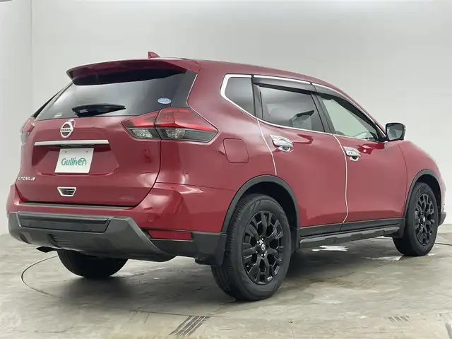 日産 エクストレイル 20X エクストリーマーX 岡山県 2018(平30)年 5.7万km バーニングレッド 純正9インチナビ/・FM/AM/Bluetooth/フルセグ/CD/DVD/アラウンドビューモニター/インテリジェントルームミラー/インテリジェントエマージェンシーブレーキ/車線逸脱警報/防止支援システム/フロント＆バックソナー/パワーバックドア/防水シート/・シートヒーター/前後ドライブレコーダー/ETC/LEDヘッドライト/ドアバイザー/グロスブラック18インチアルミホイール/純正フロアマット