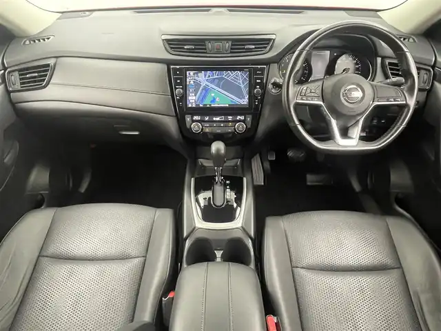 日産 エクストレイル 20X エクストリーマーX 岡山県 2018(平30)年 5.7万km バーニングレッド 純正9インチナビ/・FM/AM/Bluetooth/フルセグ/CD/DVD/アラウンドビューモニター/インテリジェントルームミラー/インテリジェントエマージェンシーブレーキ/車線逸脱警報/防止支援システム/フロント＆バックソナー/パワーバックドア/防水シート/・シートヒーター/前後ドライブレコーダー/ETC/LEDヘッドライト/ドアバイザー/グロスブラック18インチアルミホイール/純正フロアマット