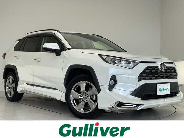 トヨタ ＲＡＶ４ G 愛知県 2020(令2)年 5.7万km ホワイトパールクリスタルシャイン モデリスタエアロ/純正ナビ/レーダークルーズコントロール/シートヒーター/バックカメラ/電動リアゲート/パワーシート/コーナーセンサー/純正アルミホイール/ブラインドスポットモニター/ルーフレール/LEDヘッドライト/ステアリングヒーター/オートマチックハイビーム/ドライブレコーダー/ETC/衝突軽減システム/フルセグ/CD DVD/Bluetooth/ステアリングスイッチ/スマートキー/プッシュスタート