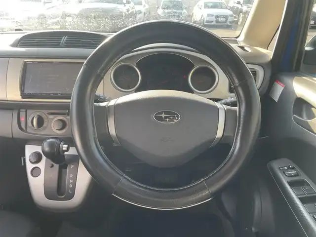 スバル ステラ カスタム R リミテッド 青森県 2009(平21)年 13.4万km WRブルーマイカ 社外メモリナビ/(フルセグTV/CD/DVD/Bluetooth)/4WD/ETC/純正フロアマット/社外アルミホイール　GMach/オートライト/スマートキー