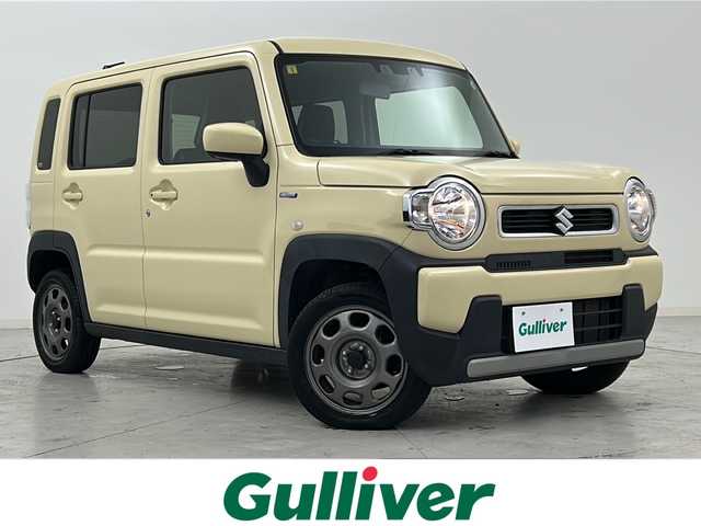 スズキ ハスラー HYBRID G 宮城県 2022(令4)年 6.8万km シフォンアイボリーM 禁煙車/スズキセーフティサポート/・デュアルカメラブレーキサポート/・パーキングソナー/・車線逸脱警報/・オートハイビーム/社外7型SDナビ（AVIC-RZ503）/・ワンセグTV/・BT.CD/DVD.iPod.AUX/バックカメラ/シートヒーター（D/N)/プッシュスタート/スマートキー×2/アイドリングストップ/社外フロアマット