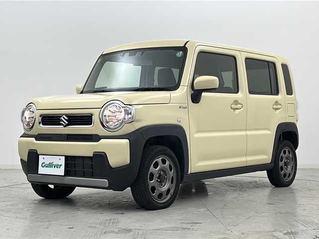 スズキ ハスラー HYBRID G 宮城県 2022(令4)年 6.8万km シフォンアイボリーM 禁煙車/スズキセーフティサポート/・デュアルカメラブレーキサポート/・パーキングソナー/・車線逸脱警報/・オートハイビーム/社外7型SDナビ（AVIC-RZ503）/・ワンセグTV/・BT.CD/DVD.iPod.AUX/バックカメラ/シートヒーター（D/N)/プッシュスタート/スマートキー×2/アイドリングストップ/社外フロアマット