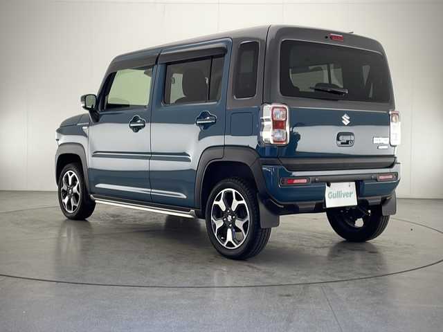 スズキ ハスラー HYBRID X 宮崎県 2020(令2)年 5.5万km デニムブルー ガンメタリック 2トーン 禁煙車/衝突被害軽減ブレーキ/社外ナビTV/（ストラーダ/CN-RA06D/CD/DVD/Bluetooth/フルセグTV)/社外バックカメラ/社外ETC/純正LEDオートライト/純正LEDフォグ/純正15インチアルミ/純正セキュリティアラーム/純正リアマッドガード/純正フロアマット/レーンディパーチャーアラート/クリアランスソナー/エネチャージ/前席シートヒーター/オートエアコン/ウインカードアミラー/本革巻ハンドル/リアプライバシーガラス/スマートキー/プッシュエンジンスタート/スペアキー/取扱い説明書