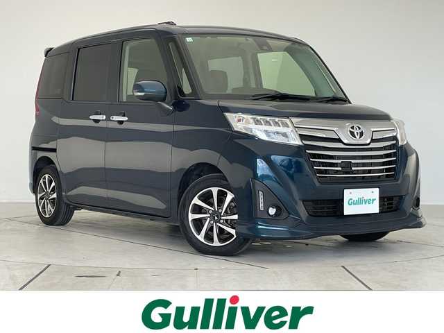 トヨタ ルーミー カスタムG S 愛知県 2016(平28)年 5.4万km レーザーブルークリスタルシャイン 純正9型ナビ SDカードなし/両側パワースライドドア/クルーズコントロール/シートヒーター/バックカメラ/コーナーセンサー/モデリスタアルミホイール/ETC2.0/LEDヘッドライト/オートライト/衝突軽減システム/フルセグ/CD DVD/Bluetooth/ステアリングスイッチ/スマートキー/プッシュスタート