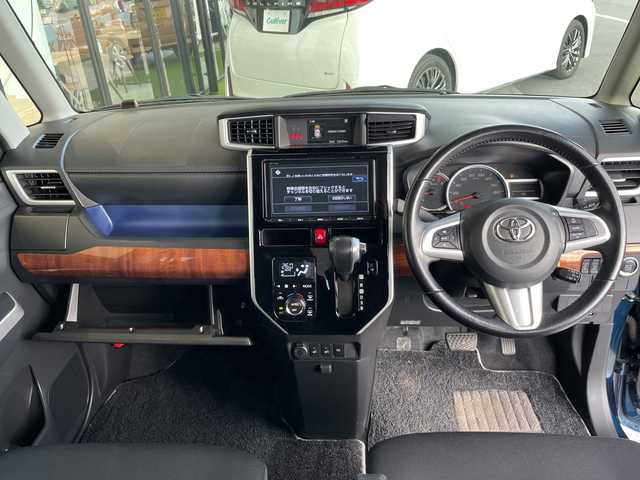 トヨタ ルーミー カスタムG S 愛知県 2016(平28)年 5.4万km レーザーブルークリスタルシャイン 純正9型ナビ SDカードなし/両側パワースライドドア/クルーズコントロール/シートヒーター/バックカメラ/コーナーセンサー/モデリスタアルミホイール/ETC2.0/LEDヘッドライト/オートライト/衝突軽減システム/フルセグ/CD DVD/Bluetooth/ステアリングスイッチ/スマートキー/プッシュスタート