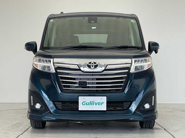 トヨタ ルーミー カスタムG S 愛知県 2016(平28)年 5.4万km レーザーブルークリスタルシャイン 純正9型ナビ SDカードなし/両側パワースライドドア/クルーズコントロール/シートヒーター/バックカメラ/コーナーセンサー/モデリスタアルミホイール/ETC2.0/LEDヘッドライト/オートライト/衝突軽減システム/フルセグ/CD DVD/Bluetooth/ステアリングスイッチ/スマートキー/プッシュスタート