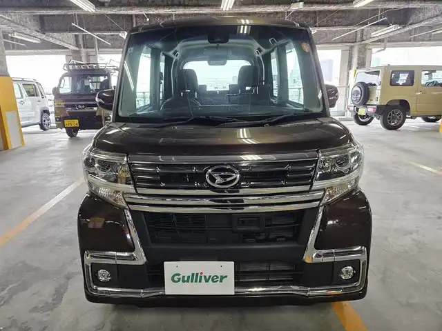 ダイハツ タント カスタム RS トップED SAⅡ 福岡県 2016(平28)年 5.1万km プラムブラウンクリスタルマイカ 純正ナビ/フルセグTV/両側パワースライドドア/バックカメラ/スマートアシスト2/・衝突被害軽減ブレーキ/・車線逸脱警報/・誤発進抑制/・先行車発進お知らせ機能/LEDヘッドランプ/オートライト/革巻きステアリング/ステアリングスイッチ/ハーフレザーシート/純正15インチアルミホイール/スマートキー/プッシュエンジンスタート/禁煙車