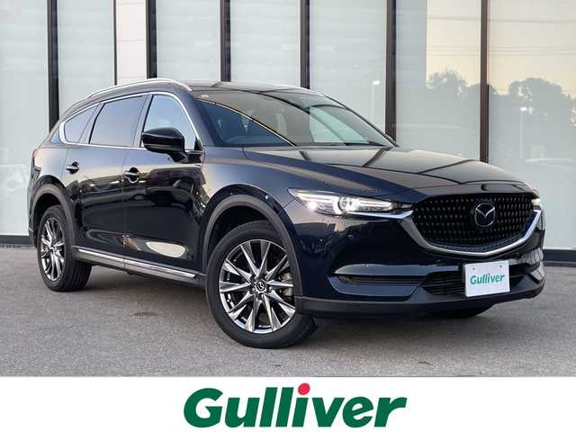 マツダ ＣＸ－８ XD Lパッケージ 大阪府 2021(令3)年 3.5万km ジェットブラックマイカ i-ACTIVSENSE　/純正ナビ　/　フルセグTV/CD/DVD//　Bluetooth/USB　/全方位カメラ　/MTモード付AT　/追従型クルーズコントロール　/BSM　/フリップダウンモニター　/メモリ付きパワーシート/　シートヒーター/エアーシート/ステアリングヒーター/ヘッドアップディスプレイ/置くだけ充電スポット/ETC/純正フロアマット/前後ドライブレコーダー