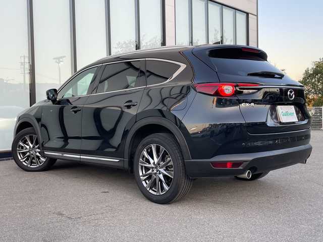 マツダ ＣＸ－８ XD Lパッケージ 大阪府 2021(令3)年 3.5万km ジェットブラックマイカ i-ACTIVSENSE　/純正ナビ　/　フルセグTV/CD/DVD//　Bluetooth/USB　/全方位カメラ　/MTモード付AT　/追従型クルーズコントロール　/BSM　/フリップダウンモニター　/メモリ付きパワーシート/　シートヒーター/エアーシート/ステアリングヒーター/ヘッドアップディスプレイ/置くだけ充電スポット/ETC/純正フロアマット/前後ドライブレコーダー