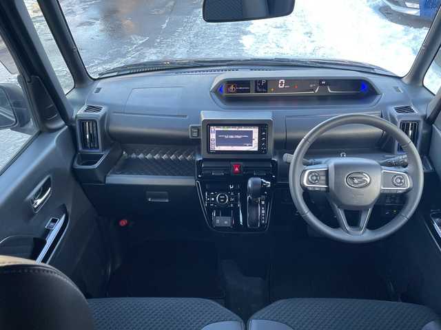 ダイハツ タント カスタム RS スタイルセレクション 道東・釧路十勝 2022(令4)年 4.8万km ブラックマイカメタリック 4WD/運転席ロングスライド/両側パワースライドドア/衝突回避支援ブレーキ/車両安定制御システム/夜間歩行者検知機能/車線逸脱抑制制御機能/車線逸脱警報機能/路側逸脱警報機能/ふらつき警報/レーンキープアシスト/トラクションコントロールシステム/コーナーセンサー/全車速追従機能付きアダプティブ追従型クルーズコントロール/テレビキャンセラー/シートヒーター/パワーモード/ドライブレコーダー/エンジンスターター/ETC