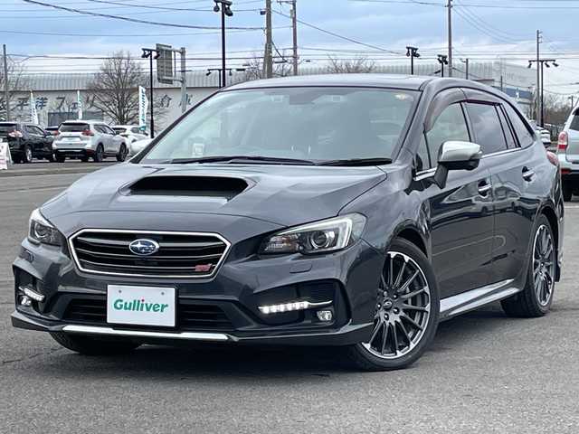 スバル レヴォーグ 1．6STIスポーツアイサイト 道央・札幌 2018(平30)年 7万km ダークグレーメタリック ４WD/純正メモリーナビ/AM/FM/BT/SD/CD/DVD/フルセグ/アイサイト/衝突被害軽減ブレーキ/横滑り防止装置/レーダークルーズコントロール/レーンキープアシスト/クリアランスソナー/ブラインドスポットモニター/バックカメラ/サイドカメラ/フロントカメラ/ビルトインETC/アイドリングストップ/前席パワーシート/D席メモリーシート/前席シートヒーター/レザーシート/革巻きステアリング/ステアリングリモコン/パドルシフト/ガラスルーフ/オートブレーキホールド/デジタルインナーミラー/MTモード付AT/プッシュスタート/スマートキー/LEDヘッドライト/オートライト/フォグランプ/電動格納ミラー/ヒーテッドドアミラー/ウィンカーミラー/純正フロアマット/ドアバイザー/スペアキー