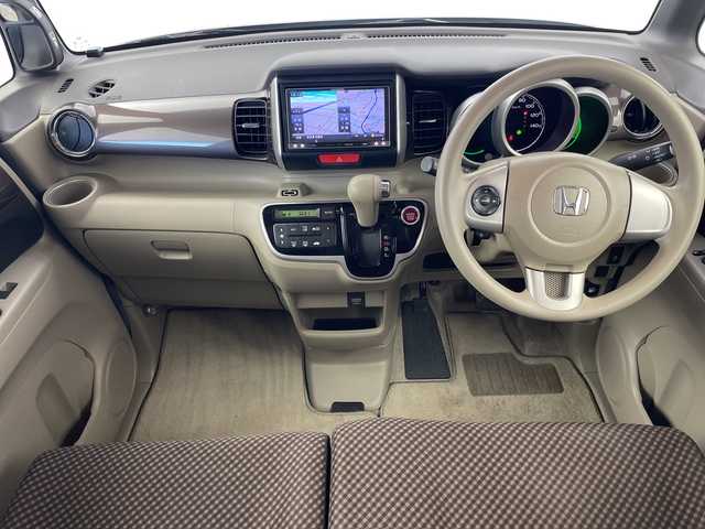 ホンダ Ｎ ＢＯＸ 2トーン G Lパッケージ 群馬県 2014(平26)年 7.7万km プレミアムブロンズパール ナビ　バックカメラ　フルセグＴＶ　ＥＴＣ　ドラレコ　電動スライドドア　ステアリングリモコン　ＨＩＤヘッドライト　オートライト　電動格納ミラー　スマートキー　オートエアコン　横滑り防止装置　禁煙車