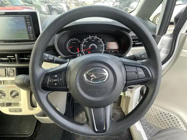 ダイハツ ムーヴ L SAⅢ 大阪府 2021(令3)年 1.2万km パール 純正ナビ/-Bluetooth/フルセグTV/CD/DVD/FM/AM/衝突被害軽減ブレーキ/ワンオーナー/禁煙車/コーナーセンサー/ドライブレコーダー/ETC/USB端子/バックカメラ/電動格納ミラー/オートマチックハイビーム