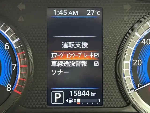 日産 デイズ ボレロ 福岡県 2019(令1)年 1.6万km スパークリングレッドM 純正９型ナビ（フルセグＴＶ）　/アラウンドビューモニター　/ＥＴＣ　/ドラレコ　/コーナーセンサー　/エマージェンシーブレーキ　/レーンキープ　/アイドリングストップ　/セーフティシールドスイッチ　/純正１４インチＡＷ