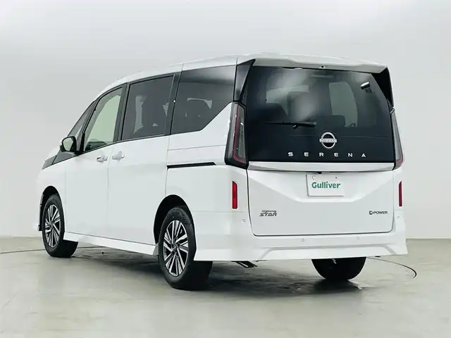 日産 セレナ e－パワー ハイウェイスター V 福島県 2025(令7)年 0.1万km未満 プリズムホワイト 登録済未使用車/エマージェンシーブレーキ/・プロパイロット/・レーンキープアシスト/・ブラインドスポットモニター/・標識認識機能/・クリアランスソナー/純正ナビ/・フルセグTV/BT/USB/HDMI/・アラウンドビューモニター/・ビルトインETC2.0/・デジタルインナーミラー/・ドライブレコーダー前後/・置くだけ充電/純正フリップダウンモニター/両側パワースライドドア/・ハンズフリースライドドア/アイドリングストップ/電子パーキング/・オートパーキングホールド/革巻きステアリング/・ステアリングリモコン/プッシュスタート/・スマートキー/・スペアキー/LEDヘッドライト/・オートライト/・フォグライト/・オートマチックハイビーム