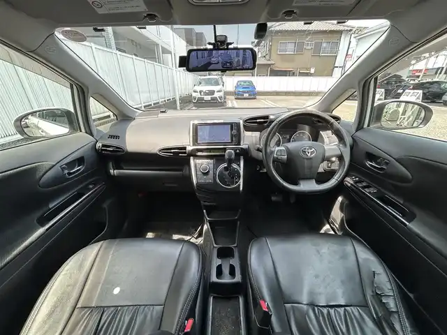 トヨタ ウィッシュ 1．8S 愛知県 2012(平24)年 13.4万km ホワイトパールクリスタルシャイン ワンオーナー/純正SDナビ/(FM/AM/CD/DVD/BT/DS/USB/VTR/ワンセグ)/バックカメラ/4WD/エンジンスターター/デジタルインナーミラー/パドルシフト/HIDヘッドライト/フォグランプ/純正AW15インチ/電動格納ミラー/アイドリングストップ/純正フロアマット/ETC/プッシュスタート/スマートキー・スペアキー１本/ステアリングリモコン/ABS/保証書