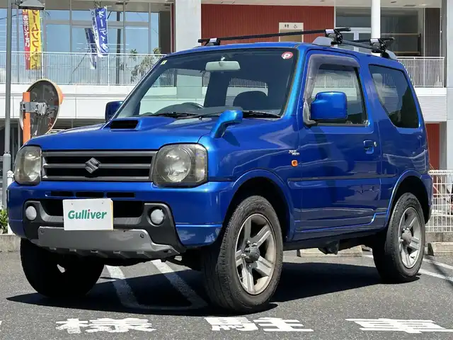 スズキ ジムニー ワイルドウィンド 長崎県 2006(平18)年 8.8万km パールメタリックカシミールブルー パートタイム4WD/ターボ搭載車/取扱説明書/純正ミュージックプレーヤー/純正16インチアルミホイール/純正フロアマット/シートヒーター/SRSエアバッグ/ABS