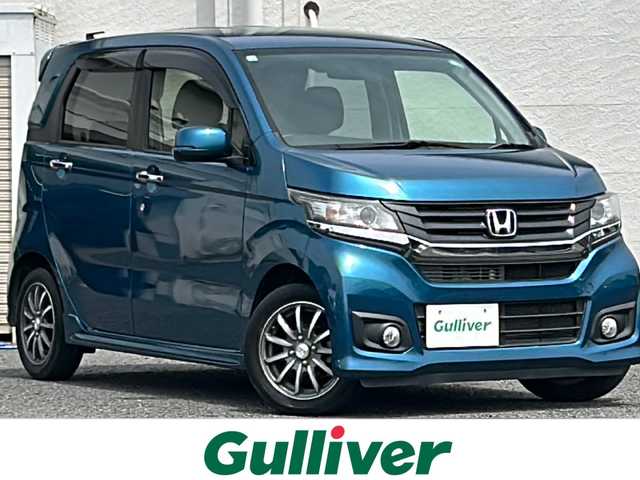 ホンダ Ｎ ＷＧＮ カスタム G 千葉県 2015(平27)年 4.7万km ホライゾンターコイズパール ナビＶＸＭ－１７４ＣＳｉ　ＴＶ　ＥＴＣ　１４インチＡＷ　スマートキー　プッシュスタート　キセノンライト　フォグライト　オートライト　リアスポイラー　バイザー
