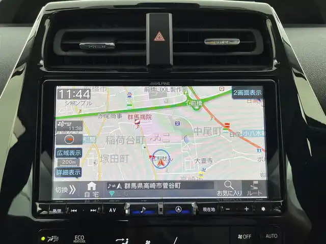 トヨタ プリウス Sツーリングセレクション 群馬県 2020(令2)年 4.2万km アティチュードブラックマイカ ナビレディセット/・バックカメラ/・ステアリングスイッチ(音声認識/ハンズフリー通話)/＝＝＝＝＝/モデリスタエアロ(フロント/サイド/リアアンダー)/ALPINE9インチナビ/・AM/FM/CD/DVD/SD/USB/Bluetooth/フルセグTV/トヨタセーフティセンス/・プリクラッシュセーフティシステム/・レーンディパーチャーアラート/・オートマチックハイビーム/・レーダークルーズコントロール(全車速追従機能付)/合成皮革シート/前席快適温熱シート/前方ドライブレコーダー(DRV-353C)/ENKEI 17インチアルミホイール