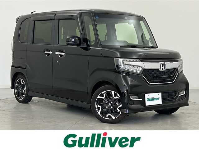 ホンダ Ｎ ＢＯＸ カスタム G L ターボ ホンダセンシング 宮城県 2019(平31)年 3.5万km クリスタルブラックパール ホンダセンシング/・オートクルーズコントロール/・路外逸脱抑制機能/・衝突軽減ブレーキ/・レーンキープアシスト/・オートハイビーム/両側パワースライドドア/社外７インチナビ/（BT.AM.FM.CD.DVD.SD.USB.ipod）/バックカメラ/フルセグTV/社外ドラレコ（F）/ビルトインETC/革巻きステアリング/ステアリングスイッチ/パドルシフト/プッシュスタート/スマートキー（2本）/ハーフレザーシート/純正フロアマット/ロールサンシェード/Ionエアコン/Econ/ドアバイザー/純正15インチアルミホイール/LEDヘッドライト/LEDフォグランプ
