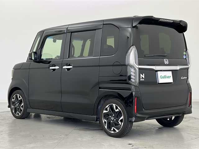 ホンダ Ｎ ＢＯＸ カスタム G L ターボ ホンダセンシング 宮城県 2019(平31)年 3.5万km クリスタルブラックパール ホンダセンシング/・オートクルーズコントロール/・路外逸脱抑制機能/・衝突軽減ブレーキ/・レーンキープアシスト/・オートハイビーム/両側パワースライドドア/社外７インチナビ/（BT.AM.FM.CD.DVD.SD.USB.ipod）/バックカメラ/フルセグTV/社外ドラレコ（F）/ビルトインETC/革巻きステアリング/ステアリングスイッチ/パドルシフト/プッシュスタート/スマートキー（2本）/ハーフレザーシート/純正フロアマット/ロールサンシェード/Ionエアコン/Econ/ドアバイザー/純正15インチアルミホイール/LEDヘッドライト/LEDフォグランプ