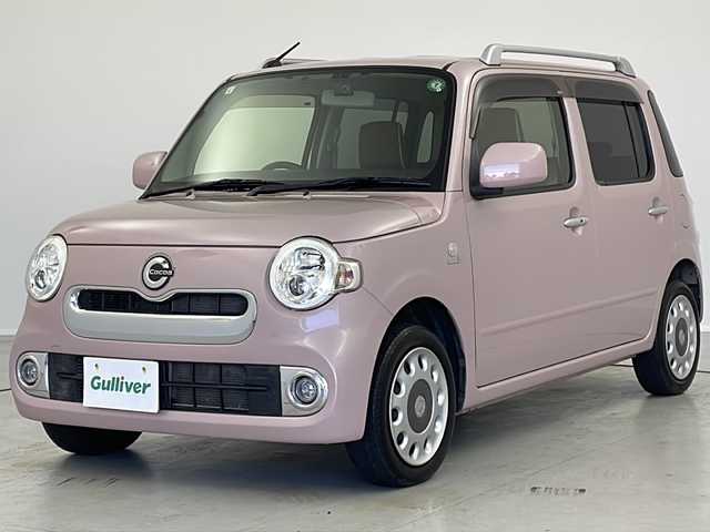 ダイハツ ミラ ココア プラスX 茨城県 2017(平29)年 6.6万km ムースピンクパール ＳＤナビ　フルセグＴＶ　バックモニター　Ｂｌｕｅｔｏｏｔｈ　ＥＴＣ　ドラレコ　ＬＥＤライト　アイドリングストップ　スマートキー　ドアバイザー　フロアマット　ルーフレール　禁煙車
